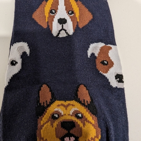 "DOG DAD" men's crew socks by hot socks - New SZ 6-12 shoe size - Picture 5 of 8